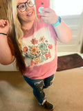 Floral Mama Bleached Tee