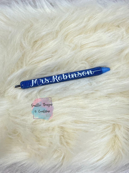 Blue Jean Name Pen