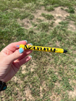 Yellow Name Pen