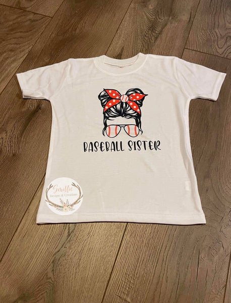 Baseball Sister Tee